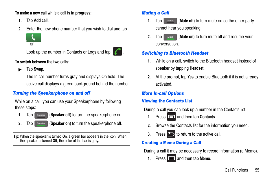 Samsung GALAXY S SGH-T989D User Manual | Page 63 / 223