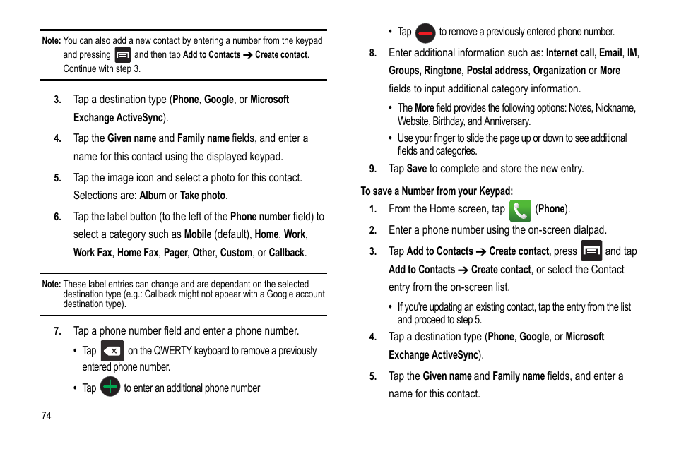 Samsung GALAXY S SGH-T989D User Manual | Page 82 / 223