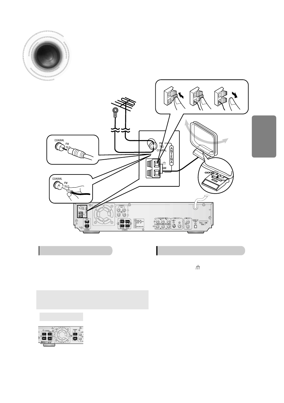 Connecting the fm and am(mw) antennas, Connecting the fm and am, Antennas | Mw ) | Samsung HT-DB650 User Manual | Page 15 / 70