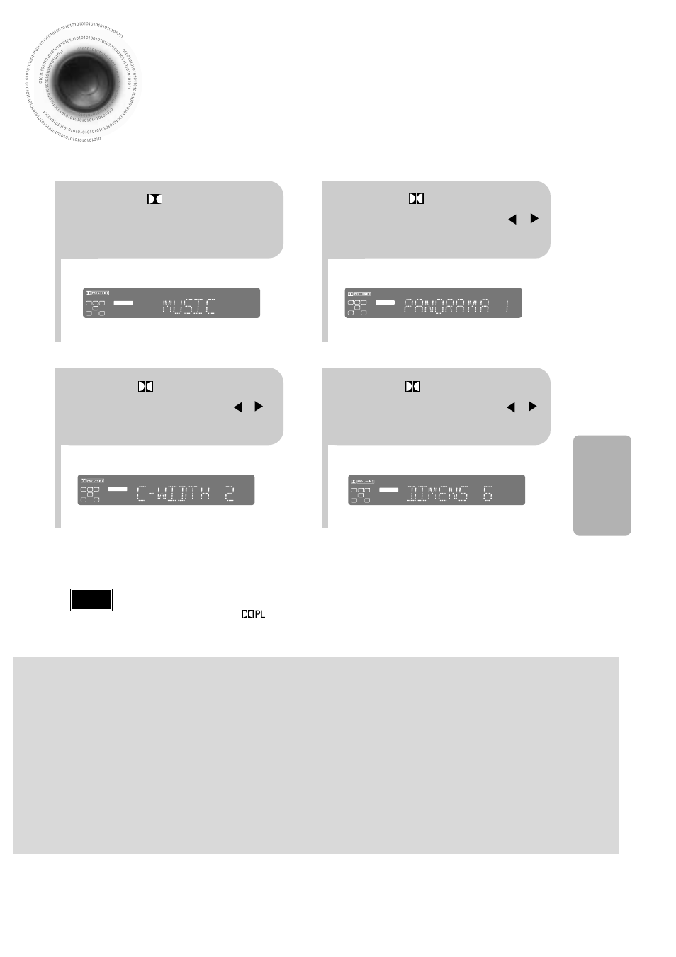 Dolby pro logic ii effect, 56 dolby pro logic ii effect, Setup | Samsung HT-DB650 User Manual | Page 57 / 70