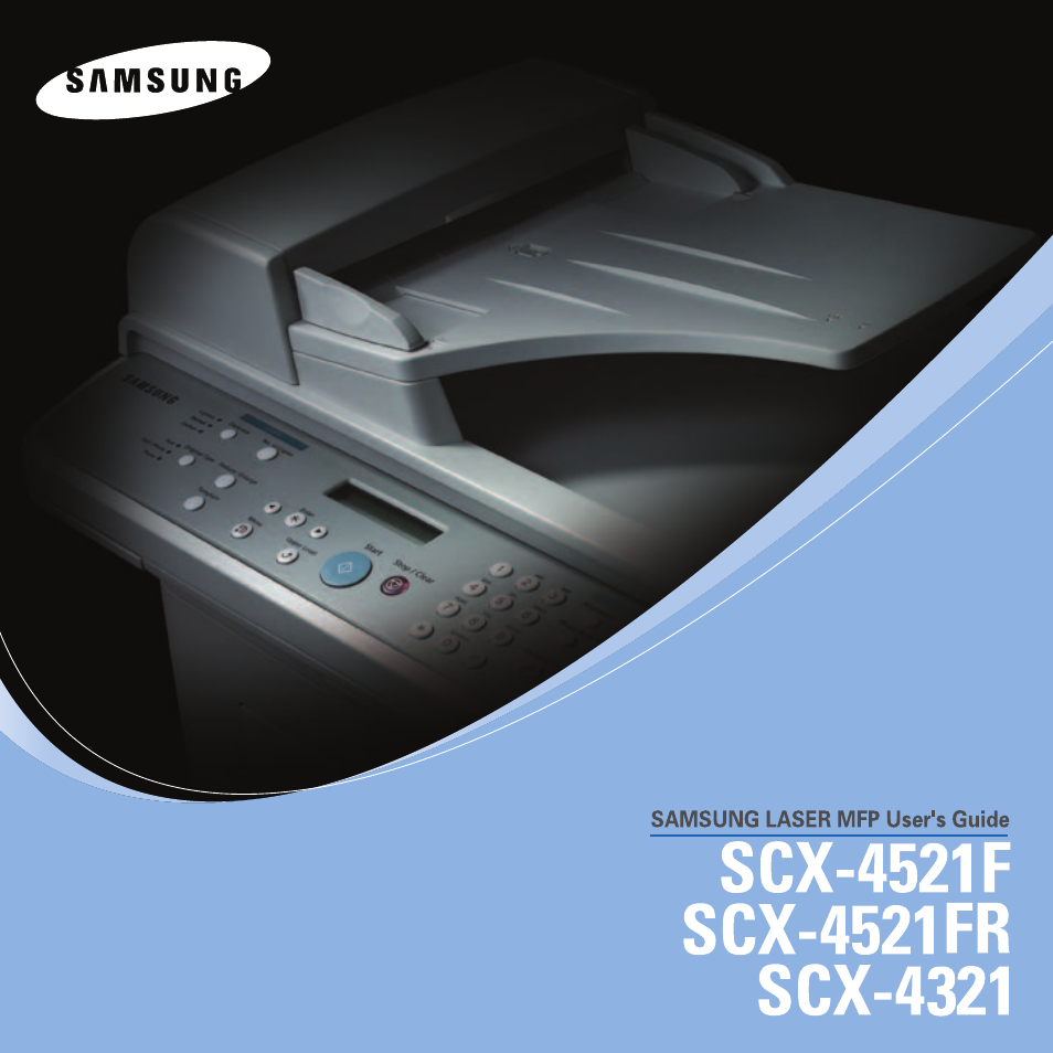 Samsung SCX-4521FG User Manual | 117 pages