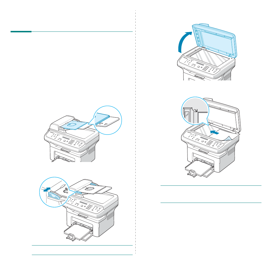 Loading a document, Sending a fax | Samsung SCX-4521FG User Manual | Page 40 / 117