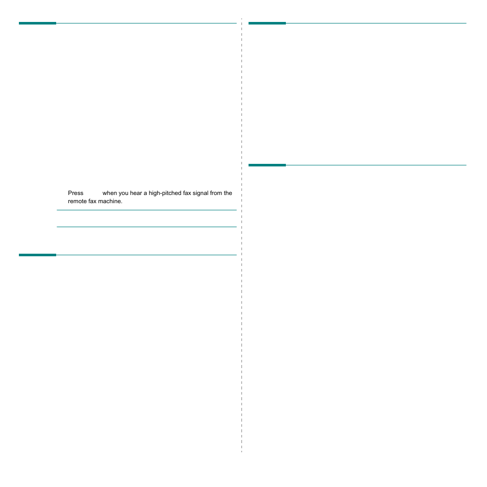 Sending a fax manually, Redialing the last number, Confirming transmission | Automatic redialing | Samsung SCX-4521FG User Manual | Page 42 / 117