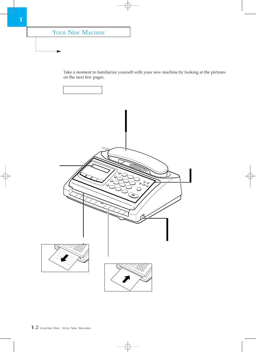Familiarizing yourself with your new machine | Samsung sf 150 User Manual | Page 11 / 58