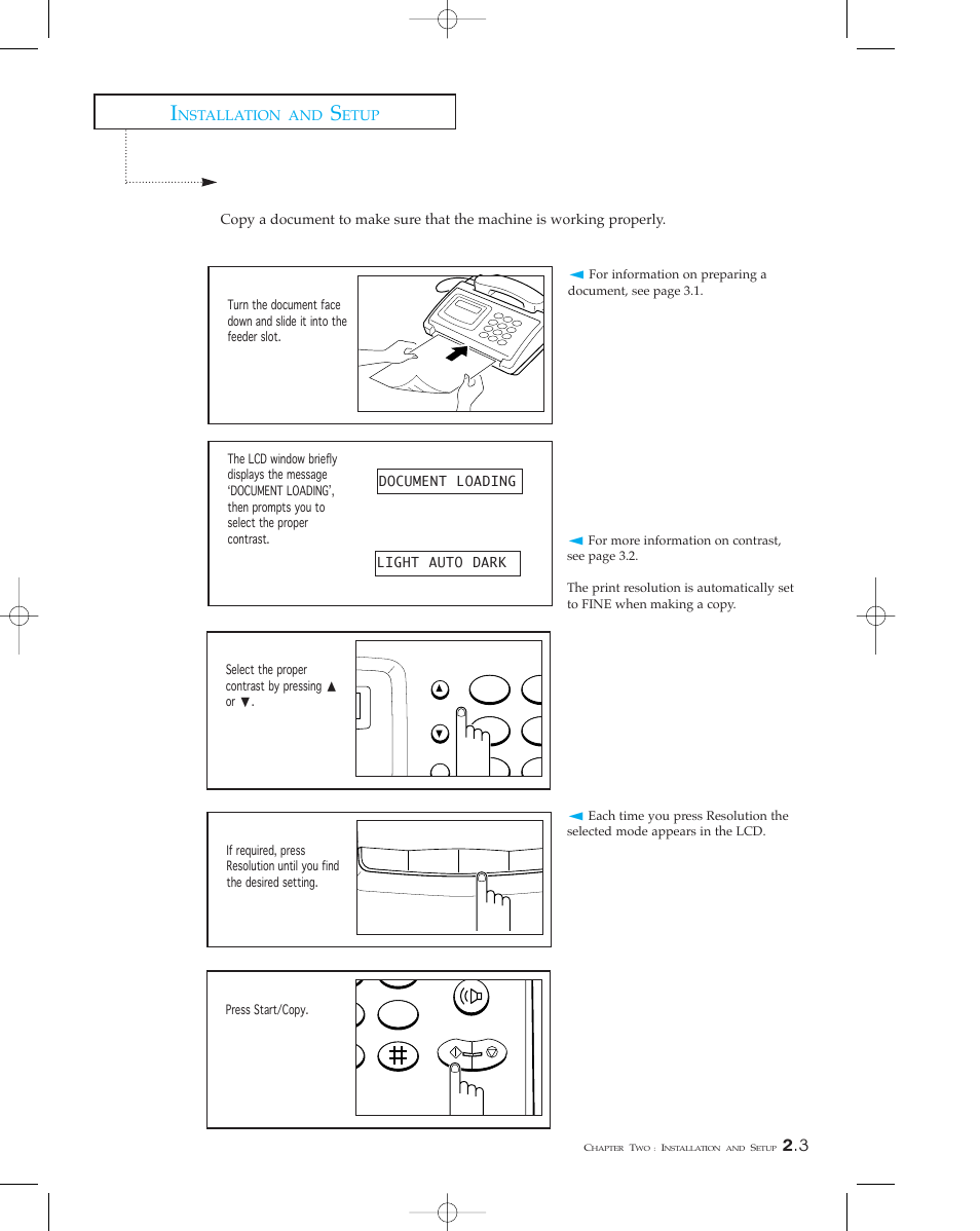 Making a copy | Samsung sf 150 User Manual | Page 18 / 58