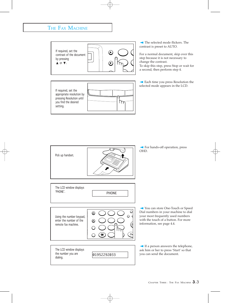 Dialing a number | Samsung sf 150 User Manual | Page 26 / 58