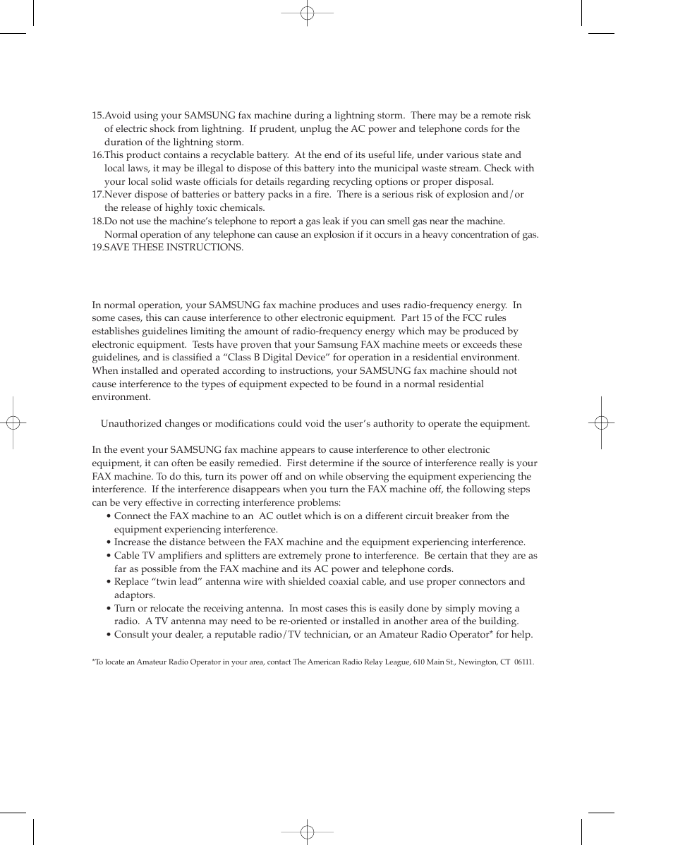 Samsung sf 150 User Manual | Page 4 / 58