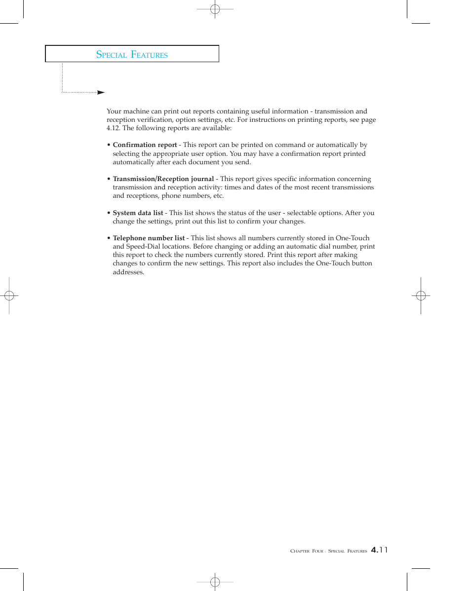 User reports | Samsung sf 150 User Manual | Page 46 / 58