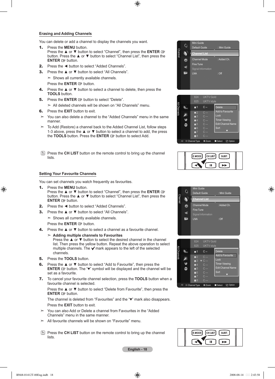 Samsung BN68-01412T-00 User Manual | Page 20 / 81