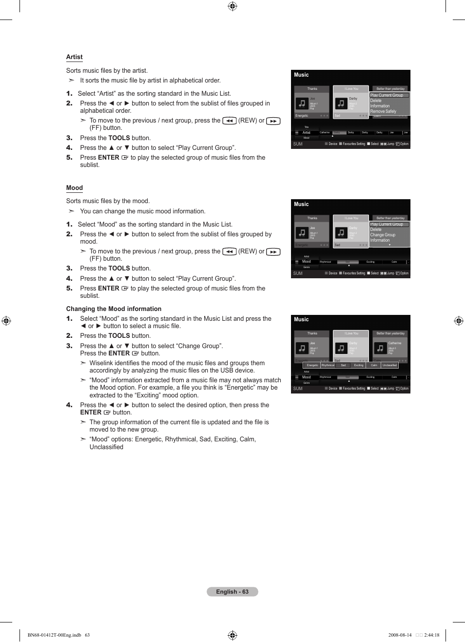 Samsung BN68-01412T-00 User Manual | Page 65 / 81