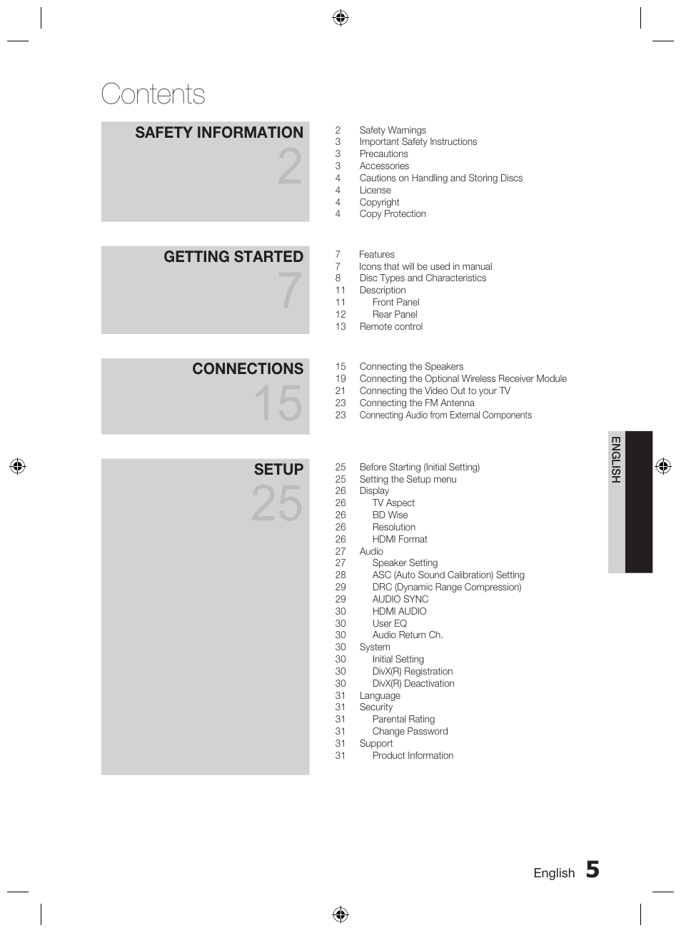 Samsung AH68-02333R User Manual | Page 5 / 50