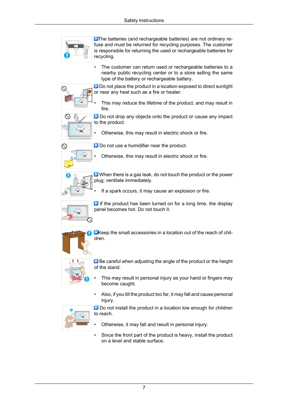 Samsung P63FP-2 User Manual | Page 8 / 117