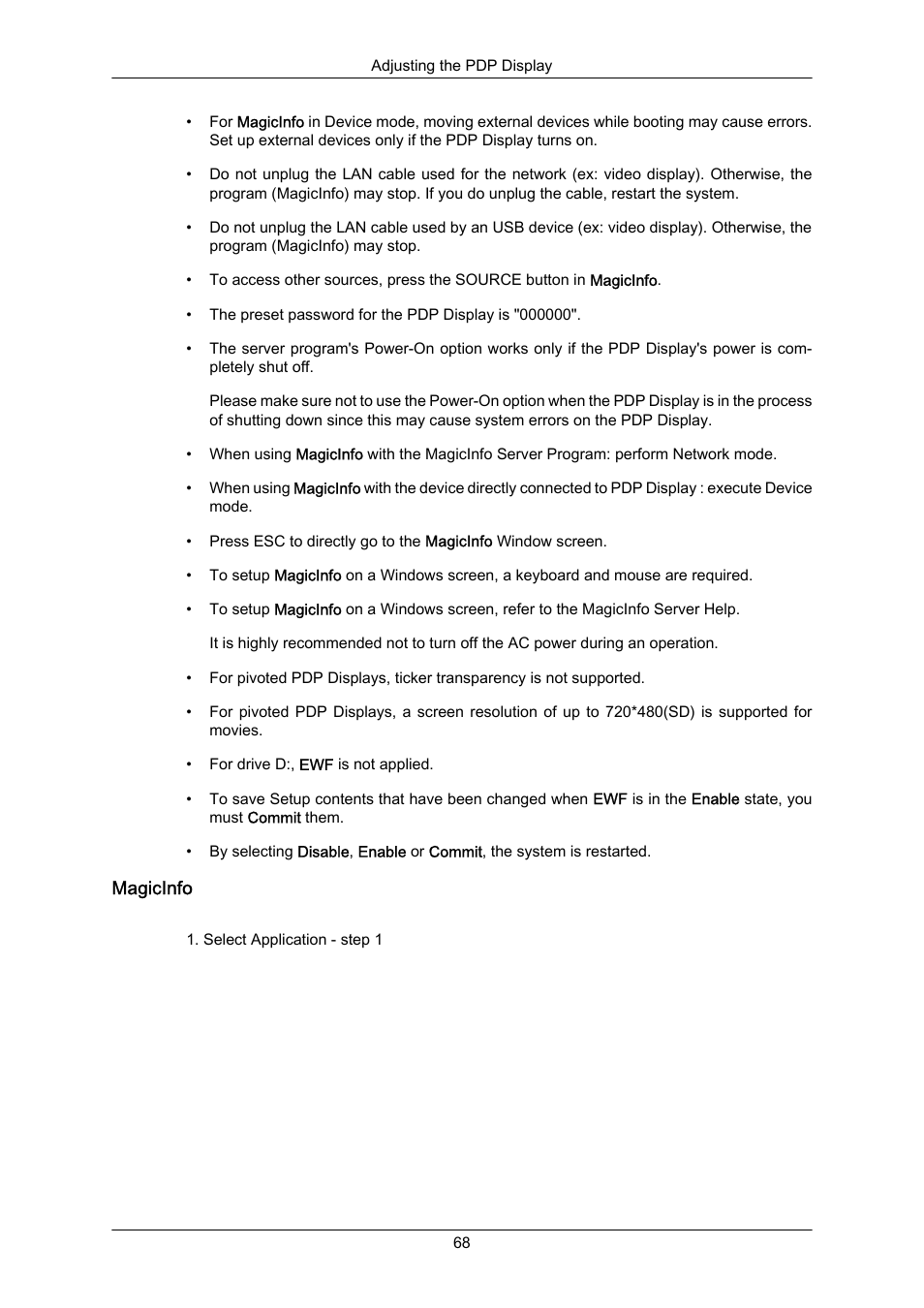Magicinfo | Samsung P63FP-2 User Manual | Page 94 / 117