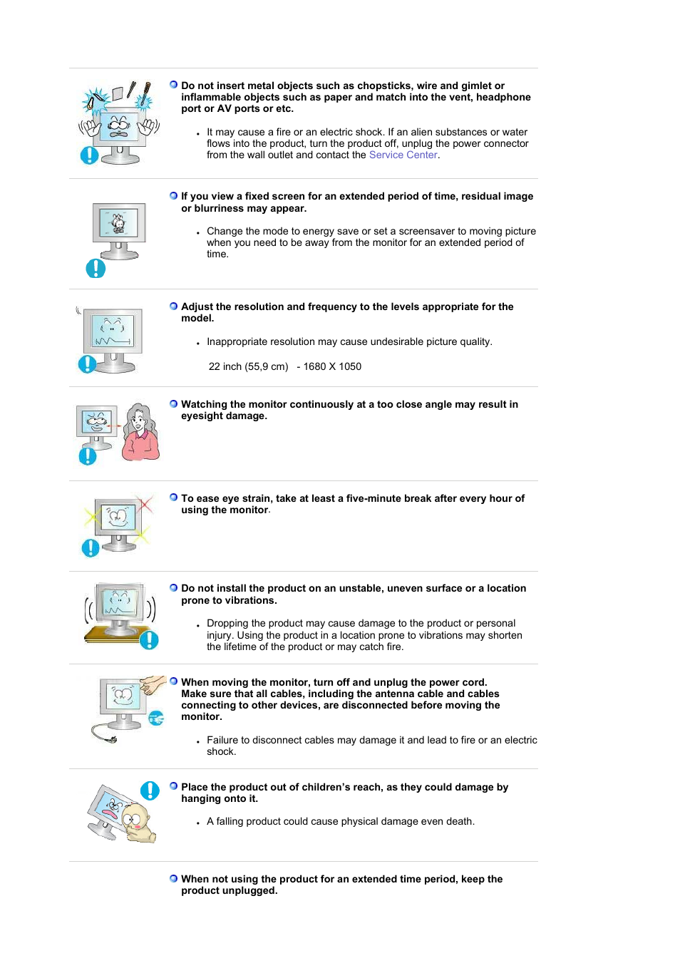 Samsung 225BW User Manual | Page 8 / 65