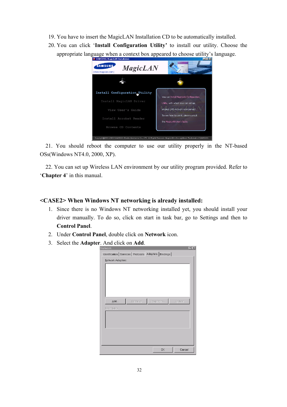 Samsung SWL-2200C User Manual | Page 32 / 82