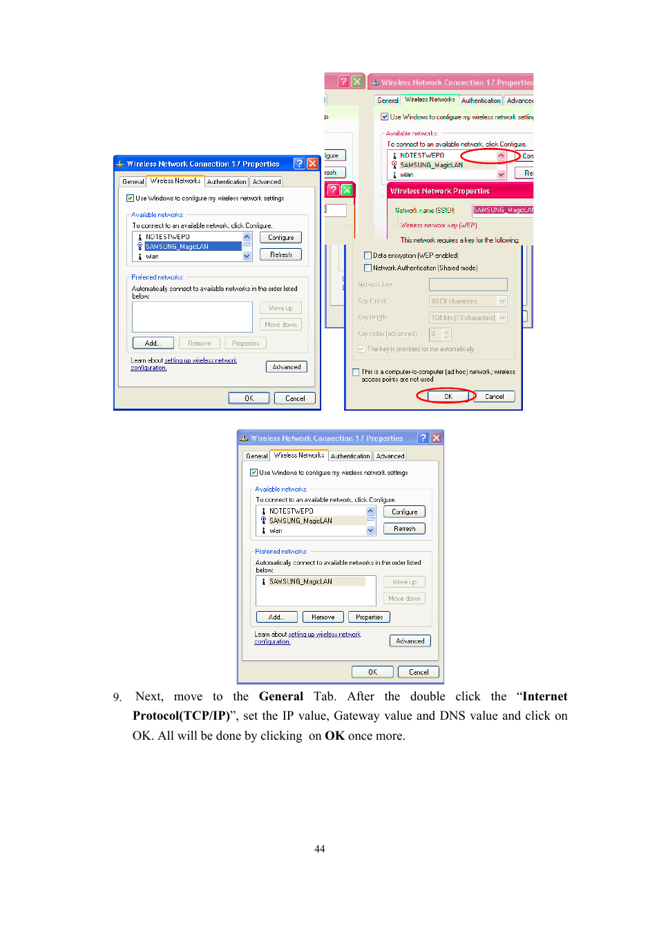 Samsung SWL-2200C User Manual | Page 44 / 82