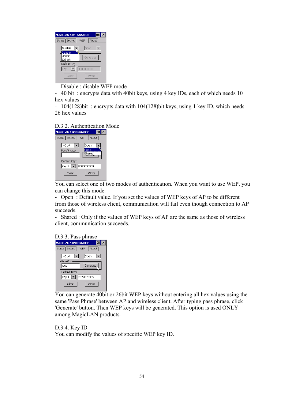 Samsung SWL-2200C User Manual | Page 54 / 82