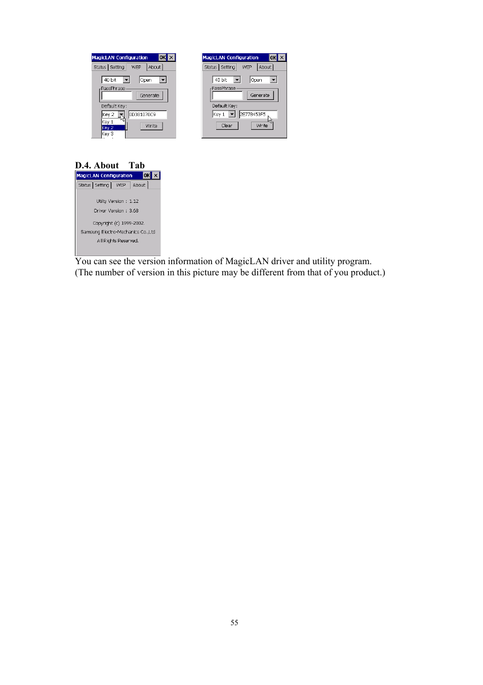 Samsung SWL-2200C User Manual | Page 55 / 82