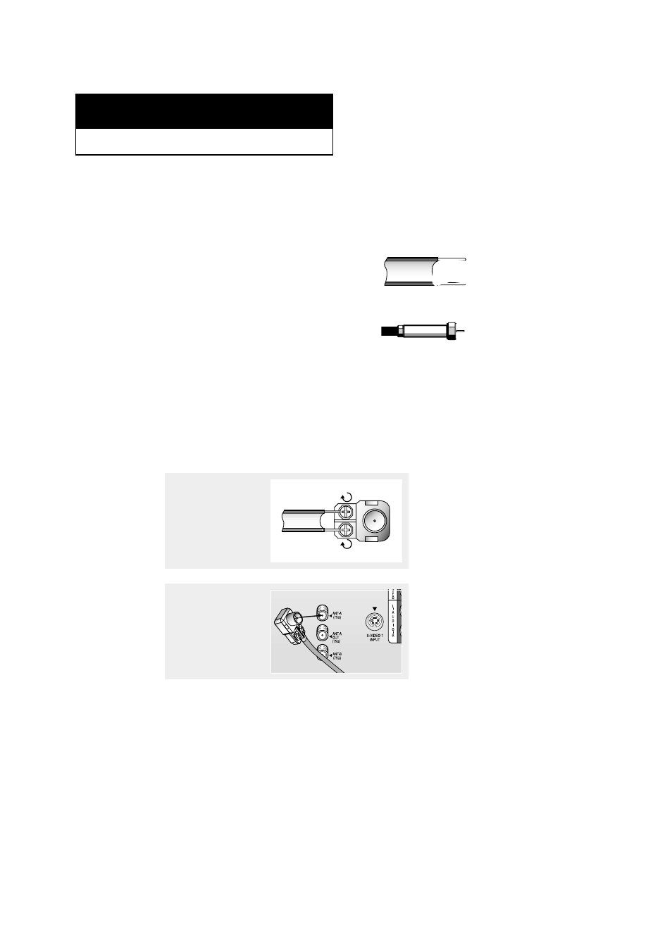 Connecting vhf and uhf antennas | Samsung Tantus HCM653W User Manual | Page 14 / 67