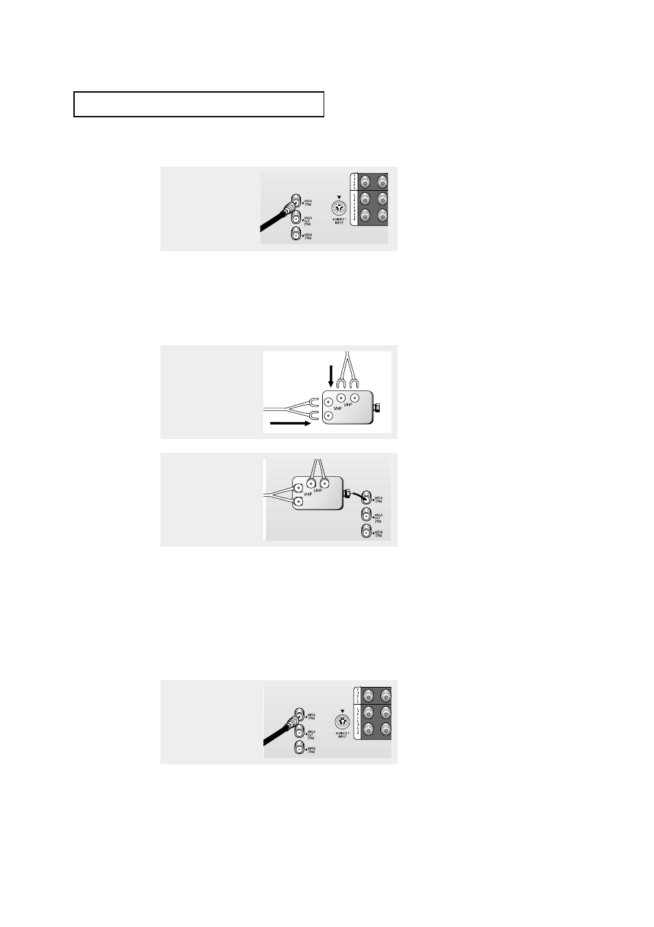 Connecting cable tv | Samsung Tantus HCM653W User Manual | Page 15 / 67