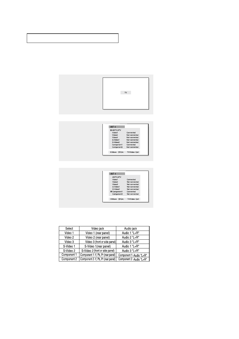 Selecting a signal source (external a/v) | Samsung Tantus HCM653W User Manual | Page 43 / 67