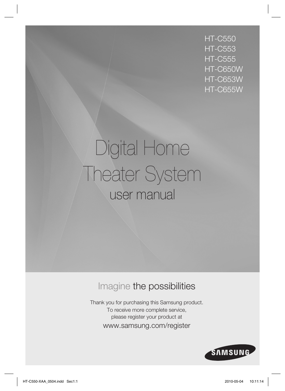 Samsung HT-C555 User Manual | 51 pages