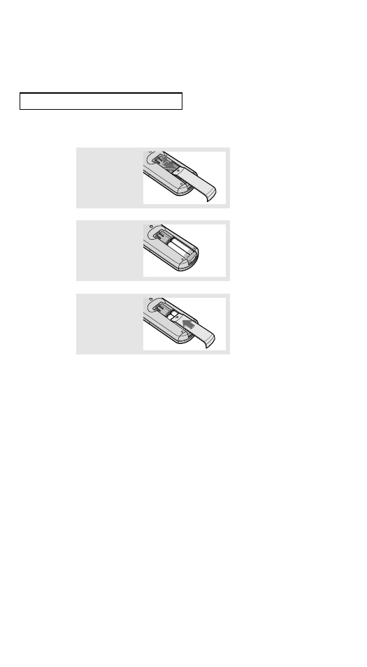 Installing batteries in the remote control | Samsung TXN2734F User Manual | Page 23 / 59