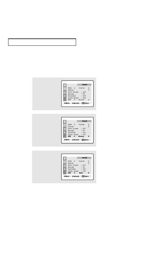 Sound features | Samsung TXN2734F User Manual | Page 50 / 59