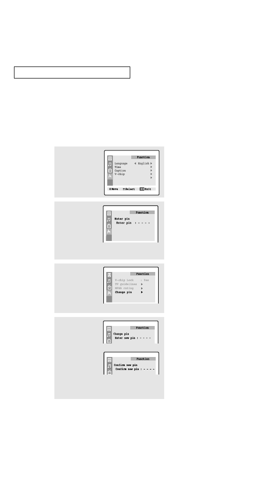 Using the v-chip | Samsung TXN2734F User Manual | Page 53 / 59