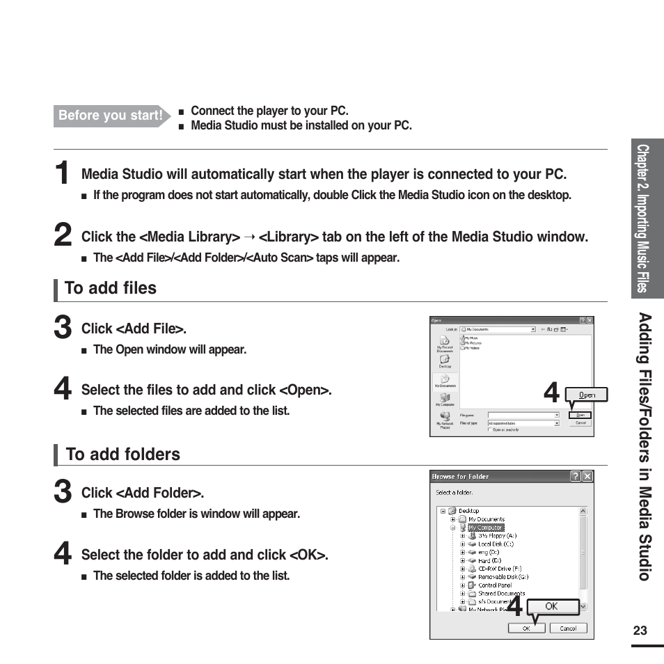 Samsung YP-F2X User Manual | Page 23 / 68