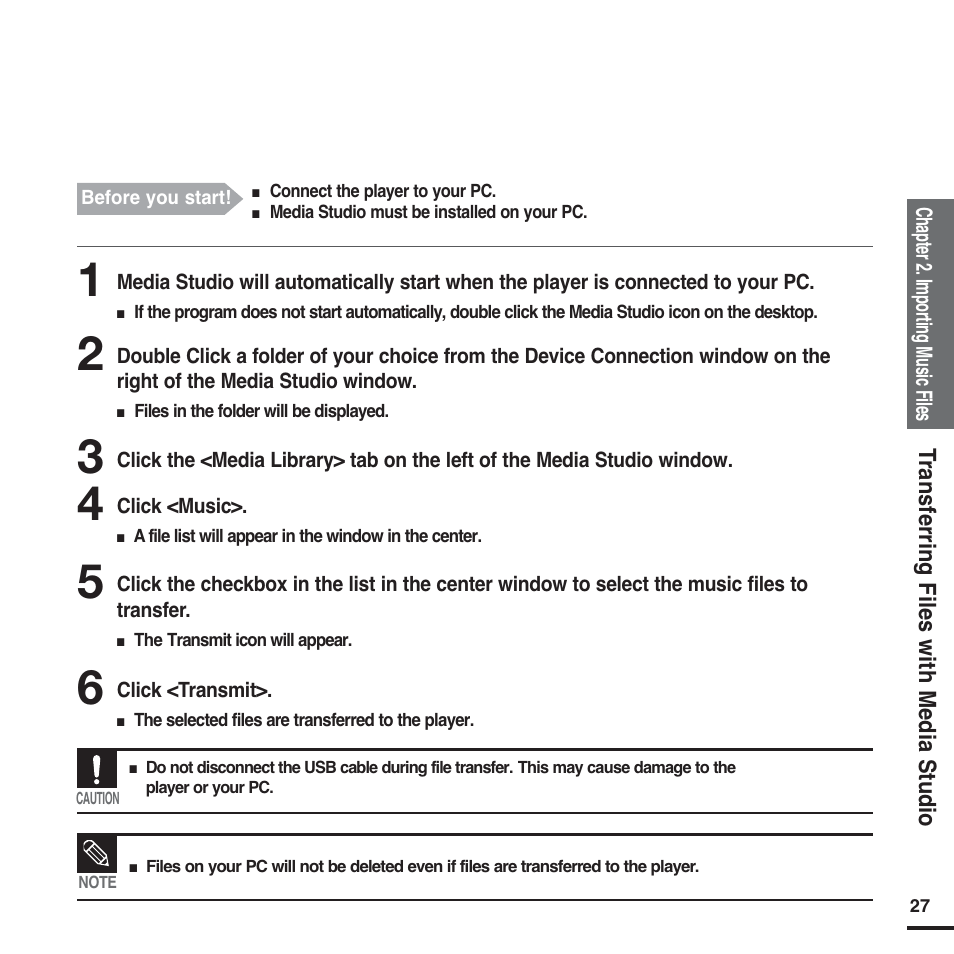 Samsung YP-F2X User Manual | Page 27 / 68