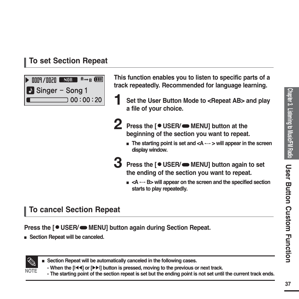 Samsung YP-F2X User Manual | Page 37 / 68
