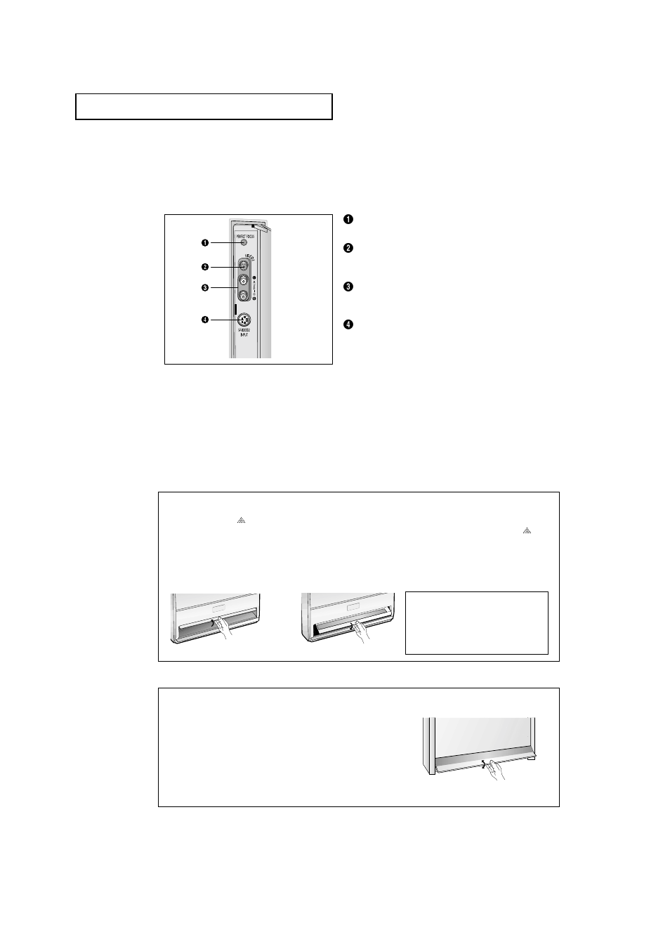 Front or side panel jacks, Using the component shelf, Hcm556w | Samsung HCM5525WB User Manual | Page 10 / 67