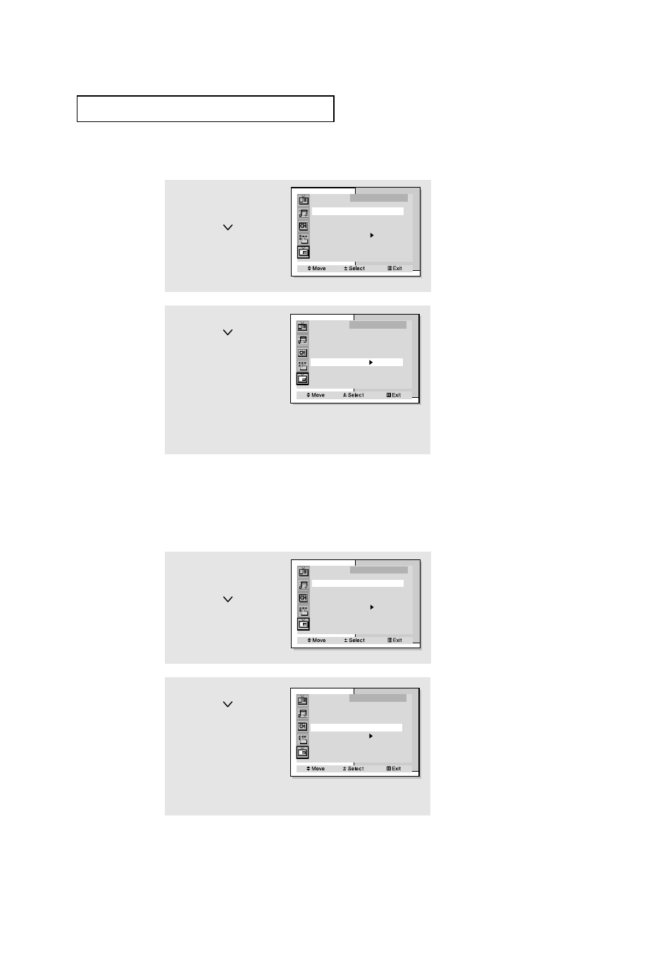 Changing the size of the pip window | Samsung HCM5525WB User Manual | Page 55 / 67
