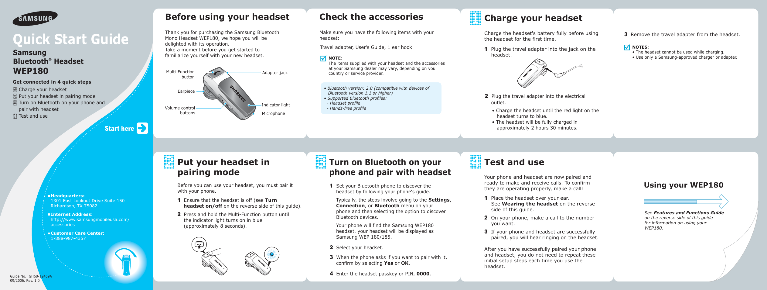 Samsung GH68-12459A User Manual | 1 page