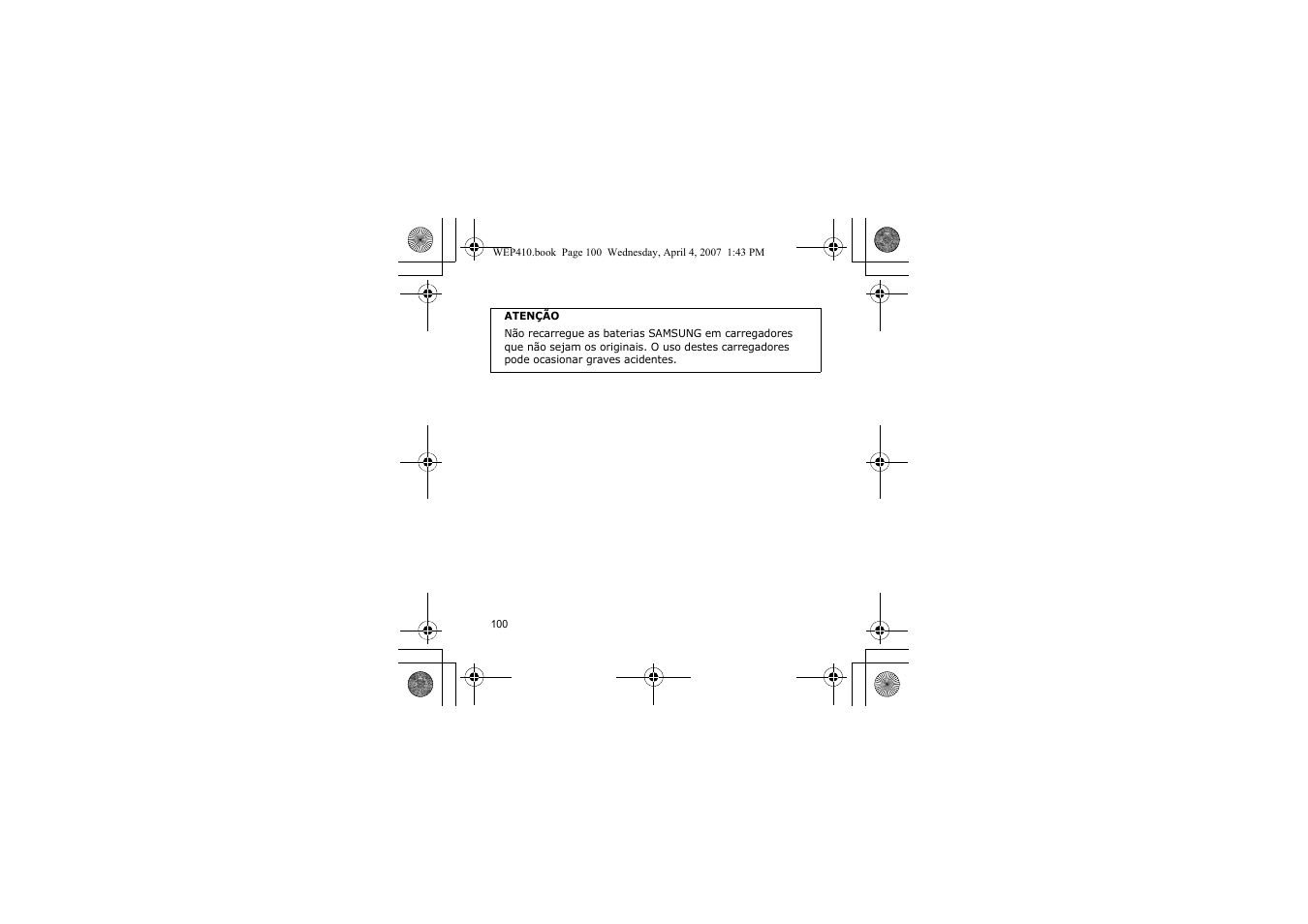 Samsung WEP 410 User Manual | Page 103 / 107