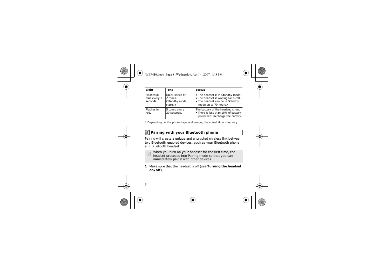 Samsung WEP 410 User Manual | Page 11 / 107