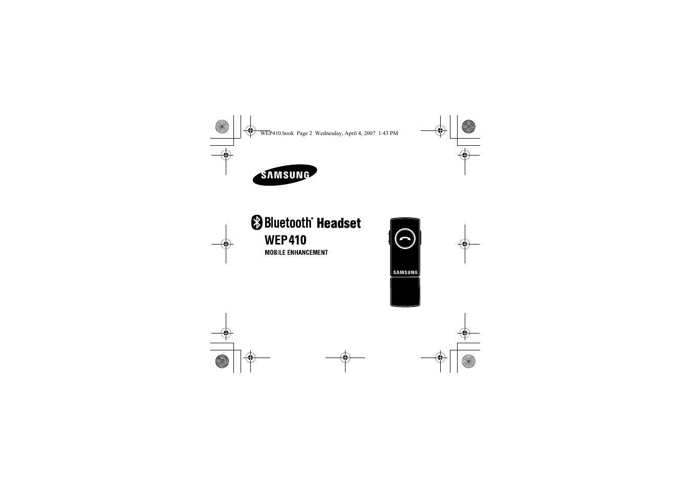 Samsung WEP 410 User Manual | Page 2 / 107