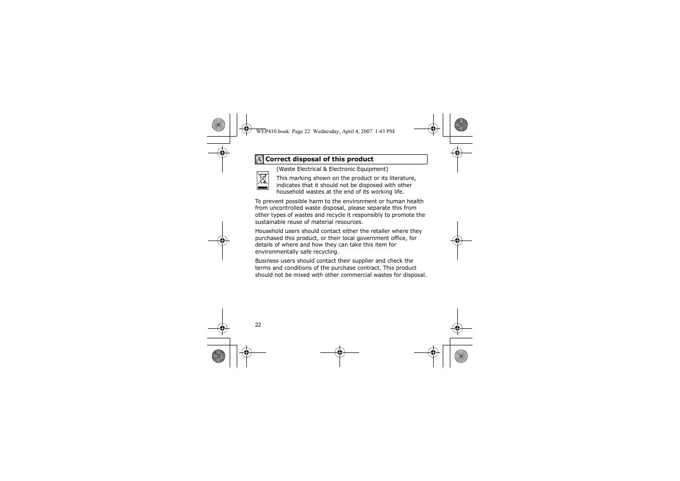 Samsung WEP 410 User Manual | Page 25 / 107