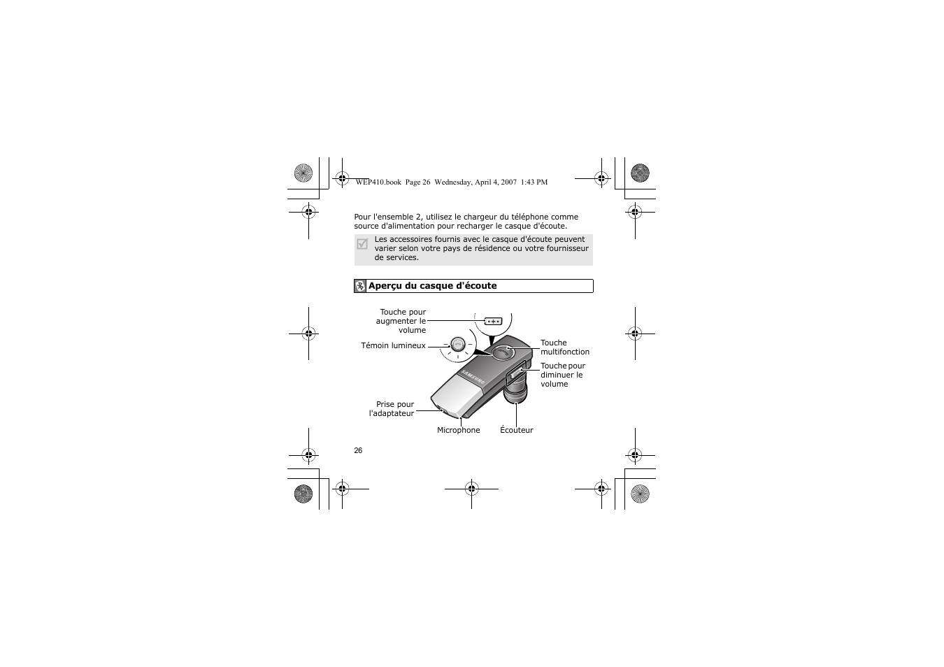Samsung WEP 410 User Manual | Page 29 / 107