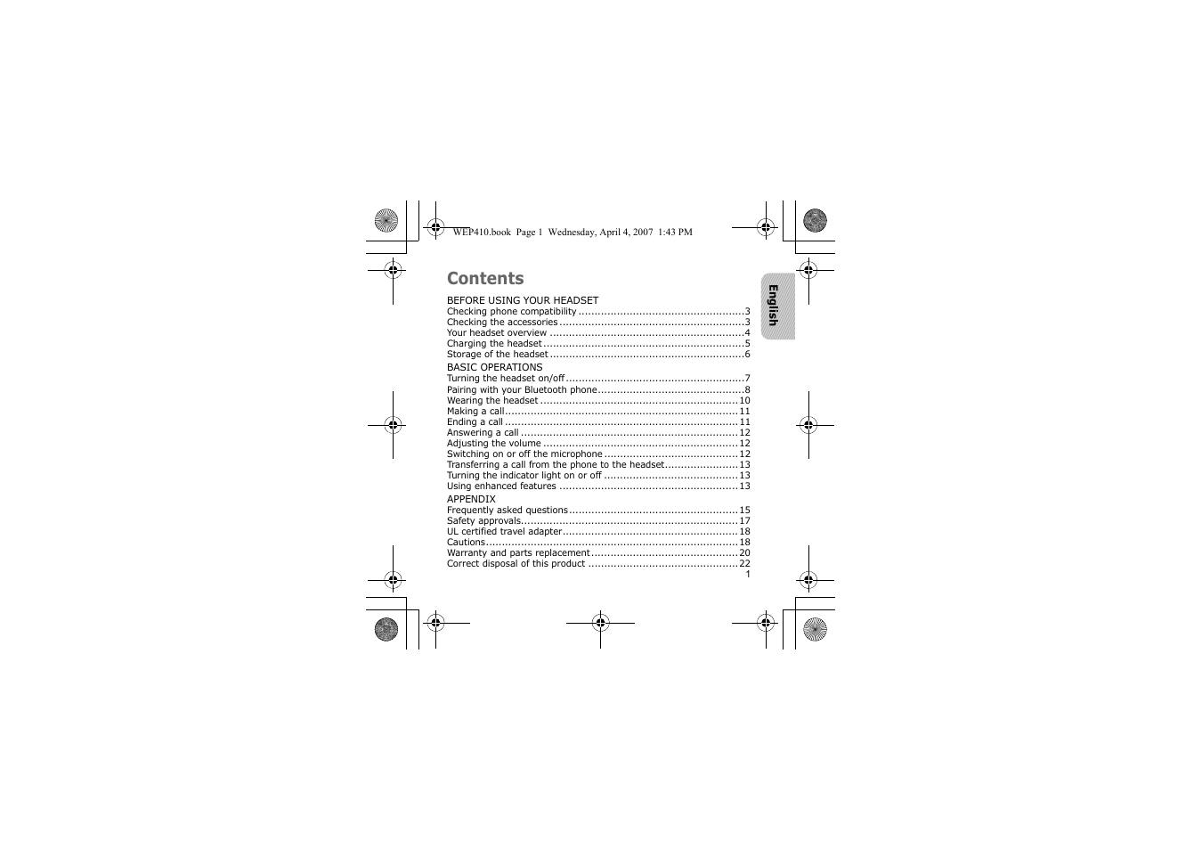 Samsung WEP 410 User Manual | Page 4 / 107