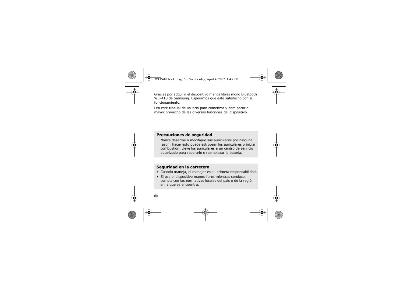 Samsung WEP 410 User Manual | Page 53 / 107
