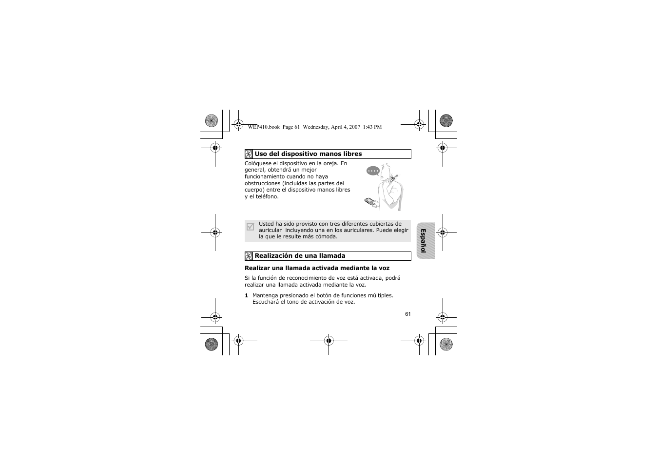Samsung WEP 410 User Manual | Page 64 / 107