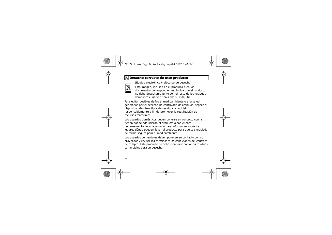 Samsung WEP 410 User Manual | Page 77 / 107
