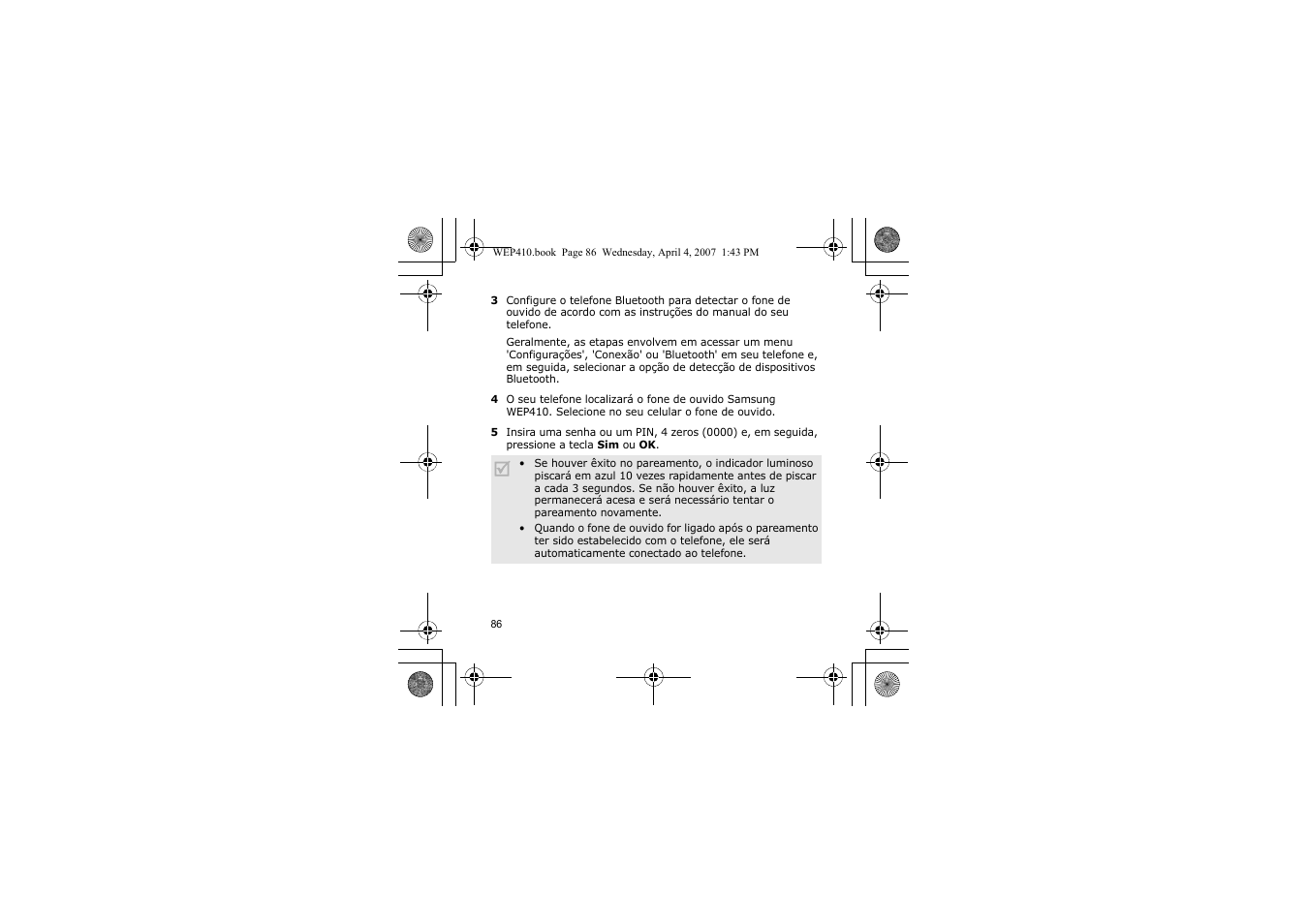 Samsung WEP 410 User Manual | Page 89 / 107