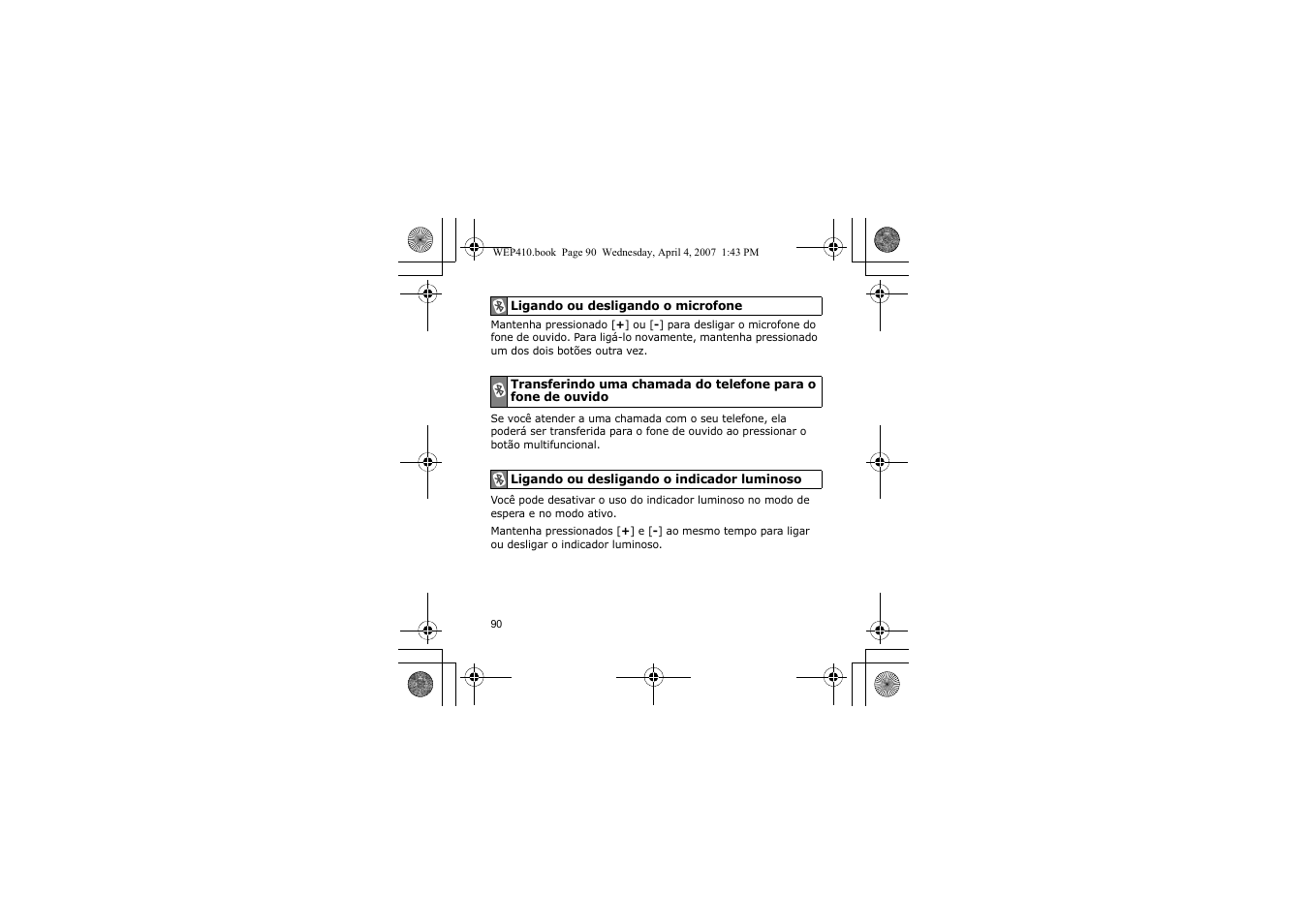 Samsung WEP 410 User Manual | Page 93 / 107