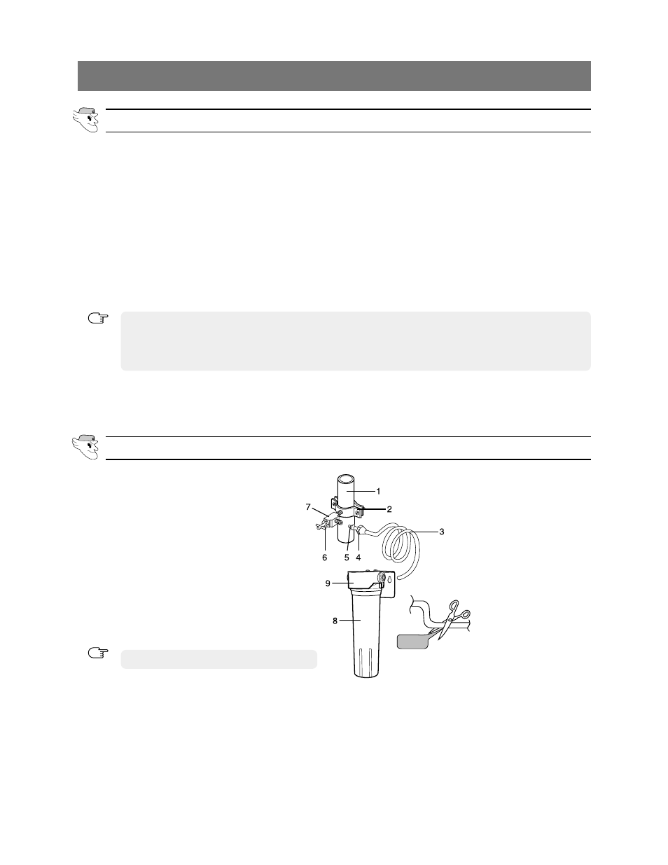 Installation of the water dispenser line, For using the water filter | Samsung RB215LABP User Manual | Page 13 / 24