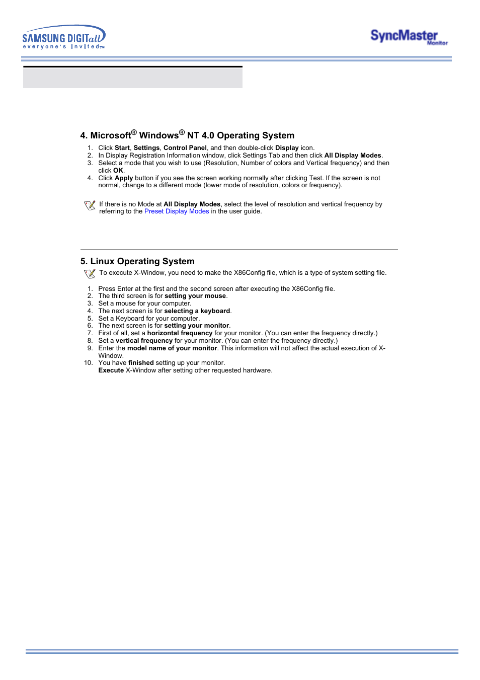 Installing the monitor driver | Samsung 173MW User Manual | Page 25 / 63