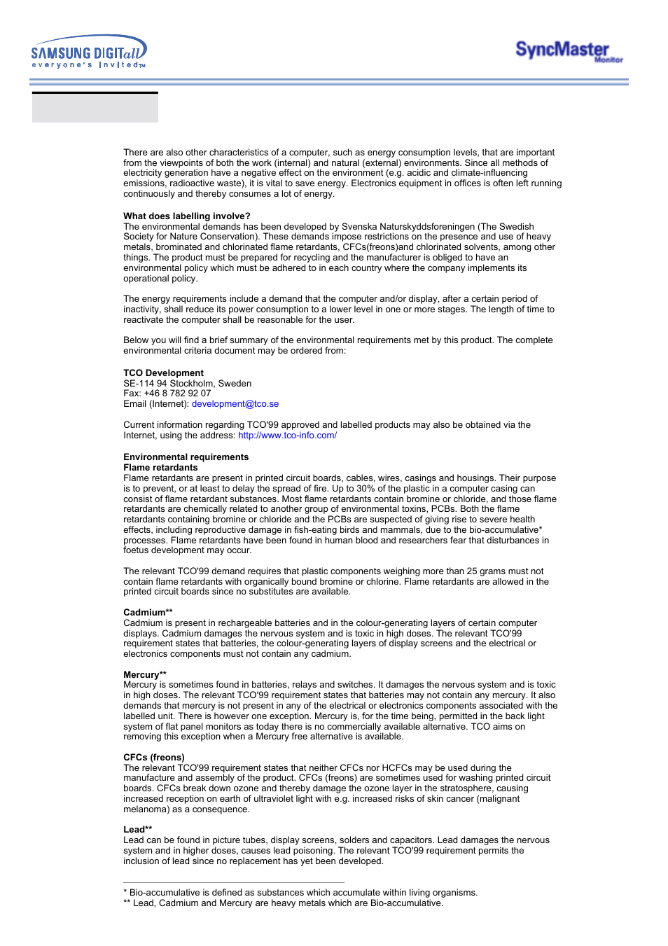 Regulatory | Samsung 173MW User Manual | Page 58 / 63
