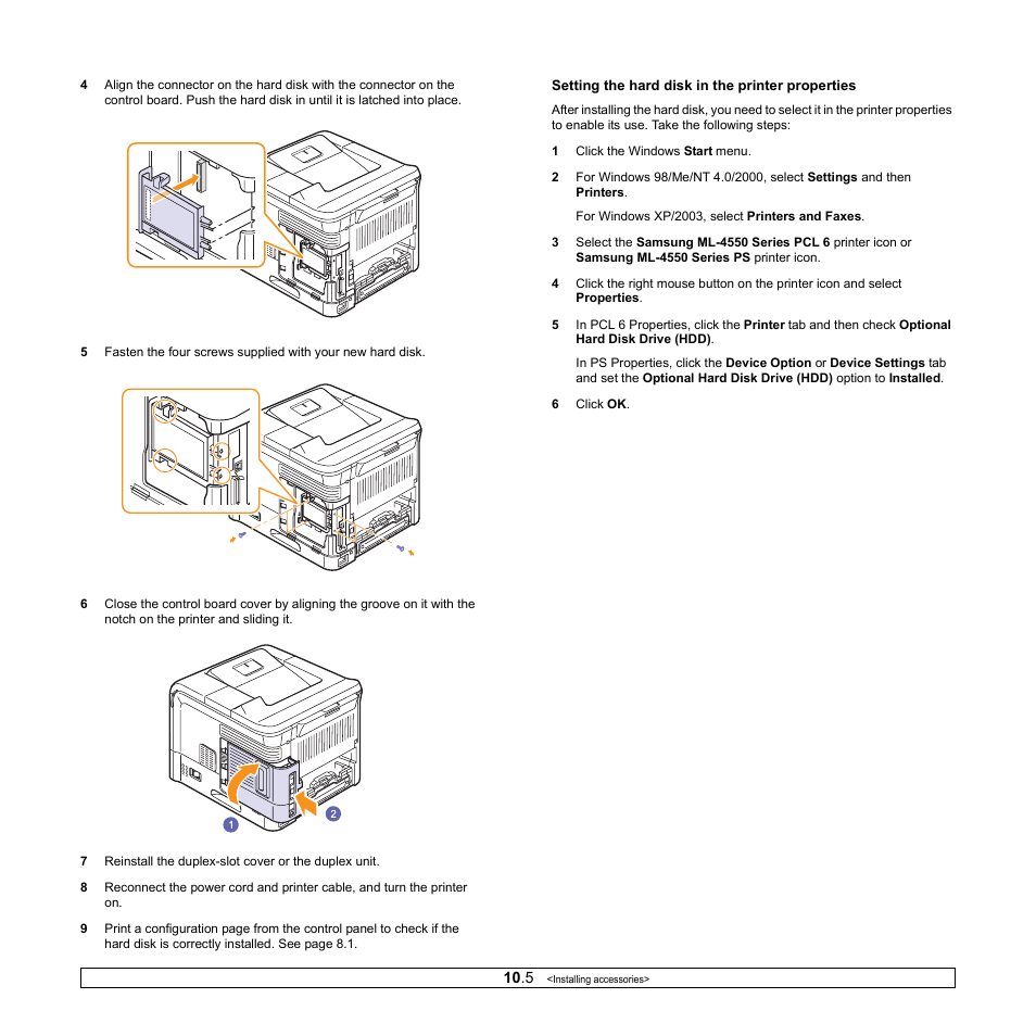 Samsung ML-4551N User Manual | Page 64 / 111